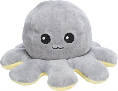 Trixie Octopus Omkeerbaar Pluche Grijs / Geel