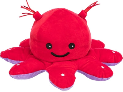 Trixie Octopus Omkeerbaar Pluche Rood / Paars